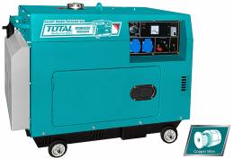 TOTAL TP250001 Ηλεκτρογεννήτρια Diesel Μονοφασική Κλειστού Τύπου 5.000W
