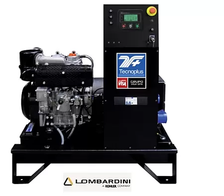 TECNOPLUS L8 MONO Μονοφασική Γεννήτρια Πετρελαίου 8.8KVA Με Αερόψυκτο Κινητήρα LOMBARDINI 1500rpm