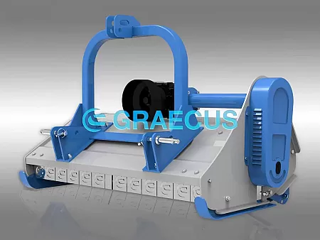 GRAECUS MKD115 Συρόμενος καταστροφέας μεσαίου τύπου 115cm σταθερός
