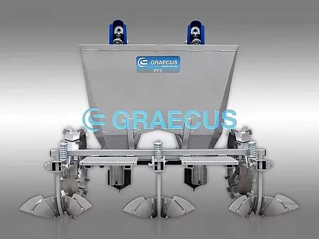 GRAECUS PF2 Πατατοφυτευτής - Σπαρτική Μηχανή Πατάτας Διπλής Σειράς 180Lit