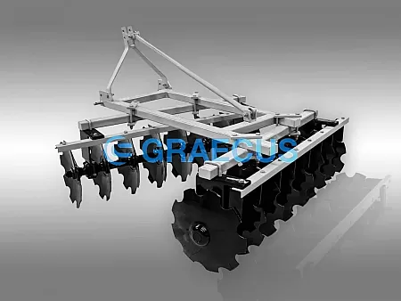GRAECUS VD200 Αναρτώμενη Δισκοσβάρνα Για Τρακτέρ 200cm Τύπου V