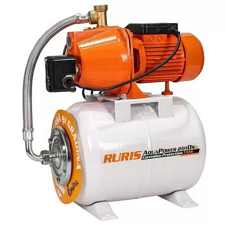 PURIS AQUAPOWER 2010S Πιεστικό Συγκρότημα Νερού 900W Με Οριζόντιο Δοχείο 24Lit