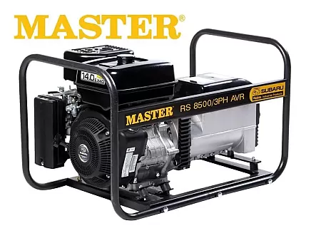 MASTER RG 8000 3ΡΗ Τριφασική Γεννήτρια Βενζίνης 8.2KVA Με Σταθεροποιητή Τάσης AVR Με Κινητήρα ROBIN