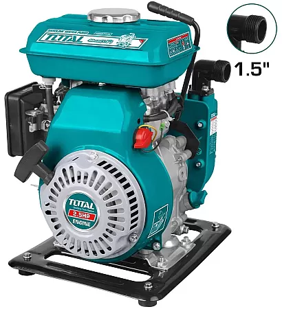 TOTAL TP3151 Αντλία Νερού Βενζινοκίνητη 1½" X 1½" Με Τετράχρονο Κινητήρα 2.5Hp