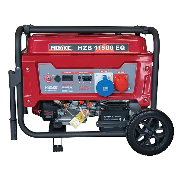 MIYAKE HZB 11500 ΕQΤριφασική Και Μονοφασική Γεννήτρια Βενζίνης 11.0Kva Με Μίζα - Μπαταρία Και AVR