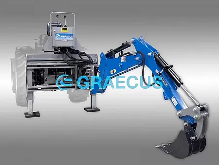 GRAECUS HADES TA330 PRO Τσαπάκι Για Τρακτέρ Με Υδραυλική Μετατόπιση Βραχίονα