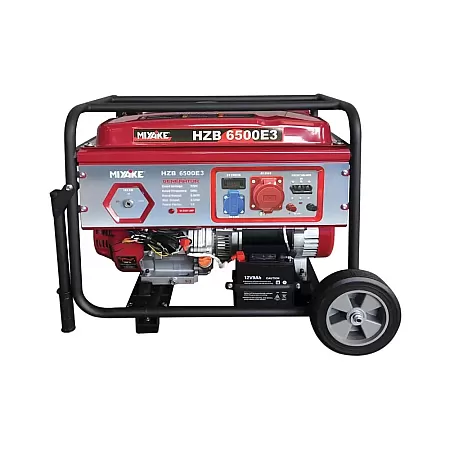 MIYAKE HZB 6500Ε3 Γενήτρια Βενζίνης Τριφασική 6.5KVA Με Μίζα - Μπαταρία Και AVR