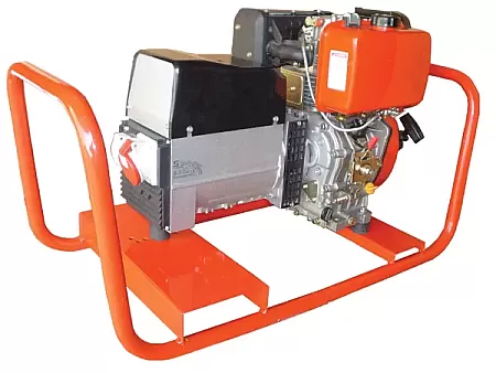 SINCRO 7.0 KVA Γεννήτρια Πετρελαίου Τριφασική Με Κινητήρα HAILIN HL186FVE Με Μίζα