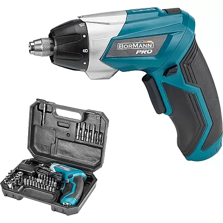 BORMANN BBP3010 Κατσαβίδι Μπαταρίας Λιθίου 3.6V + 44 Εξαρτήματα