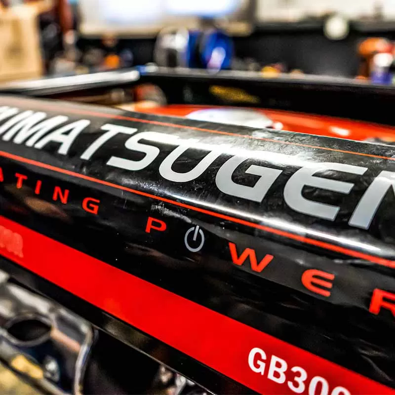 KUMATSUGEN GB3000 Μονοφασική Γεννήτρια Βενζίνης 3.5Kva Με Σταθεροποιητή Τάσης AVR