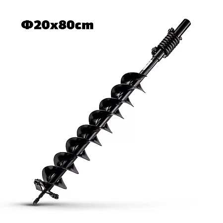 NAKAYAMA PD2090 Αρίδα Για Γεωτρύπανο Φ20x80cm Με Διπλή Ελίκωση Και Ελατήριο