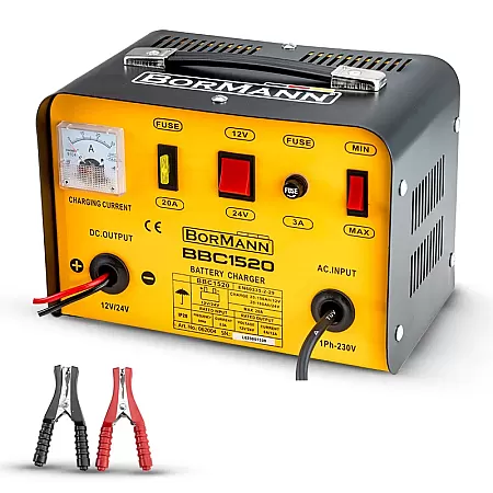 BORMANN BBC1520 Φορτιστής Μπαταριών 12/24V, MAX 20A