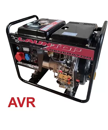 LAUNTOP LDG 8000CLE-3 Τριφασική Γεννήτρια Πετρελαίου 8.0Kva Με Σταθεροποιητή Τάσης AVR Και Μίζα