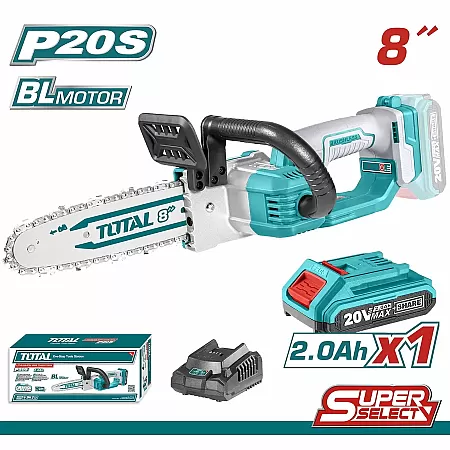 TOTAL TGSLI20851 Αλυσοπρίονο Μπαταρίας Λιθίου Li-ion 20V / 2Ah  Με 1 Μπαταρία