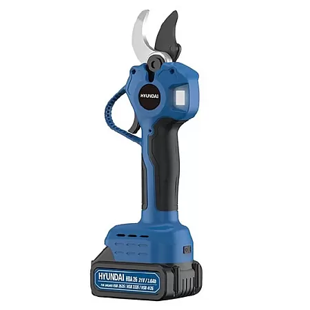 HYUNDAI HSB 3326 Ηλεκτρικό Ψαλίδι Κλαδέματος Μπαταρίας Με Ενσωματωμένη Μπαταρία Λιθίου 21.0V - 2.6Ah - Ø32mm