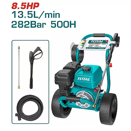 TOTAL TGT250306 Βενζινοκίνητο Πλυστικό Μηχάνημα Νερού 274cc / 8.5Hp Με Πίεση 282 Bar