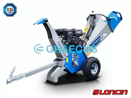 GRAECUS KBT10L Βενζινοκίνητος Θρυμματιστής Κλαδιών Με Κινητήρα LONCIN 6,5 HP
