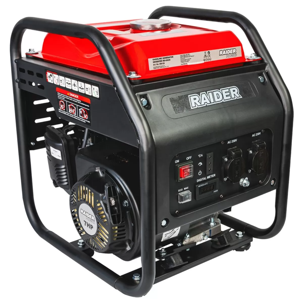 RAIDER RD-GG20 090120 Γεννήτρια Βενζίνης Τετράχρονη 4.2kW INVERTER