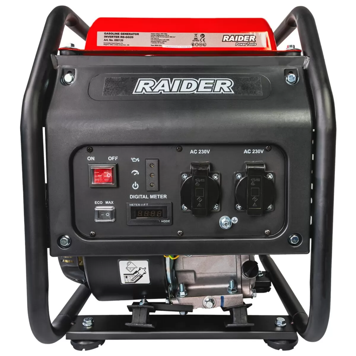 RAIDER RD-GG20 090120 Γεννήτρια Βενζίνης Τετράχρονη 4.2kW INVERTER