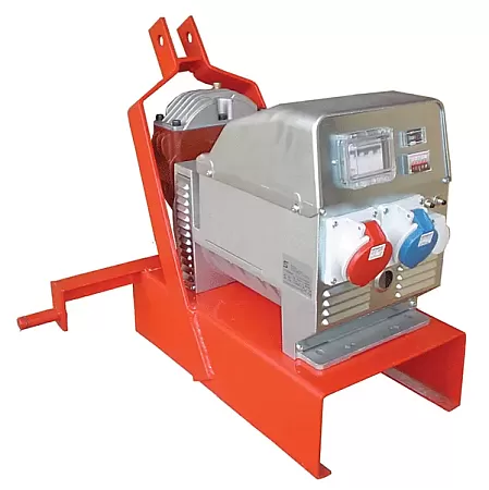 Τρακτερογεννήτρια SINCRO Τριφασική 9.0KVA 1500 Στροφών Με Βάση Και Πολλαπλασιαστή