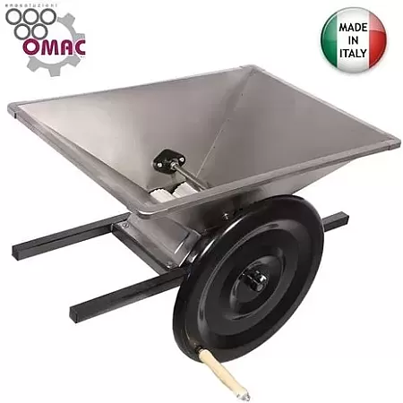 OMAC PGX INOX Χειροκίνητος Ανοξείδωτος Σπαστήρας Σταφυλιών 90cm X 60cm