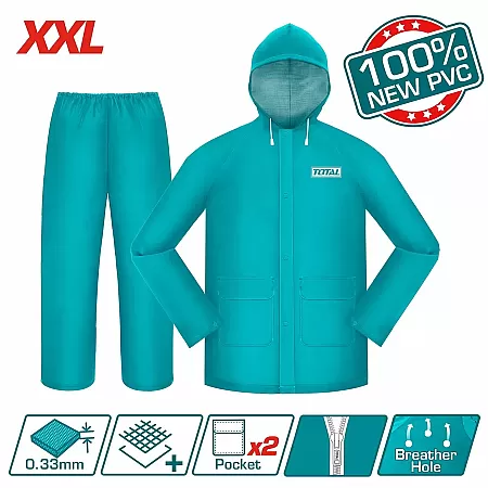 TOTAL THTRS031XXL Αδιάβροχο Κοστούμι Β.Τ. XXL