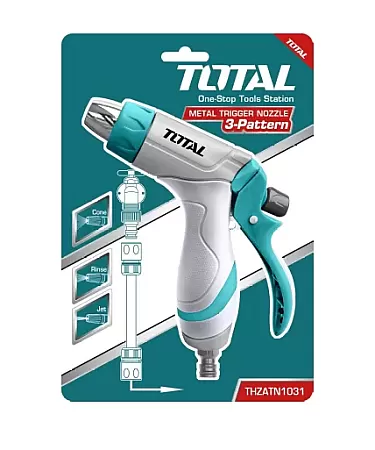TOTAL THZATN1031 Πιστόλι Νερού Ρυθμιζόμενο Με Μεταλλικό Ακροφύσιο