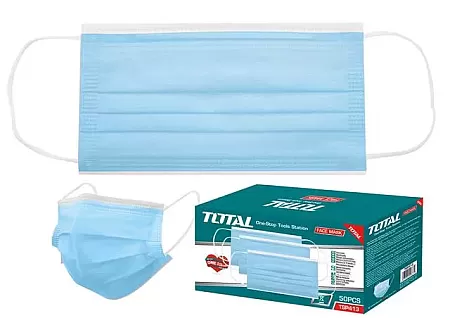 TOTAL TSP413 Μάσκα Προστασίας 1 Χρήσης Συσκευασία 50 Τεμαχίων