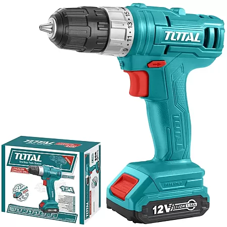TOTAL TDLI1211 Δραπανοκατσάβιδο Μπαταρίας Λίθίου 12V - 1.5Ah - 20Nm