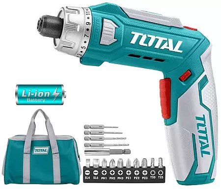 TOTAL TSDLI0801 Κατσαβίδι Μπαταρίας Λιθίου 8V - 1.5Ah