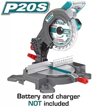 TOTAL TMS2001 Δισκοπρίονο Πάγκου Μπαταρίας Λιθίου 20V