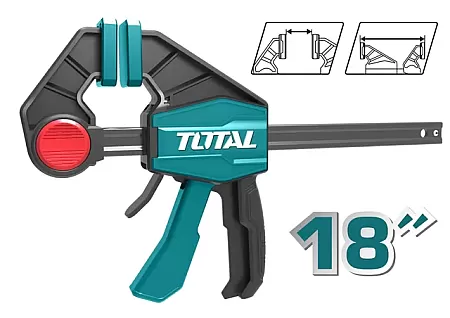 TOTAL THT1340603 Επαγγελματικός Σφιγκτήρας Μαραγκών Αυτόματος 18