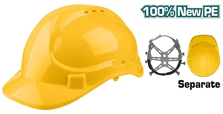 TOTAL TSP2612 Κράνος Προστασίας Κίτρινο