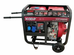 KOOP KDF 9500 XE Γεννήτρια Πετρελαίου 8.3 KVA Μονοφασική 230V / 50Hz Με Μίζα - Μπαταρία Και AVR