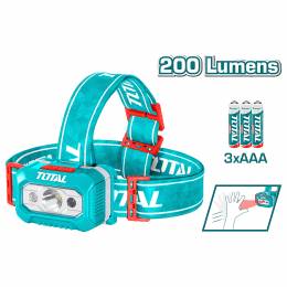 TOTAL THL013AAA6 Επαγγελματικός Φακός Κεφαλής LED 100-200 Lumens
