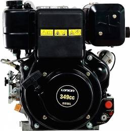 LONCIN D350FD Κινητήρας Πετρελαίου 6,7 HP Με Ιταλικό Κώνο 23mm Με Μίζα
