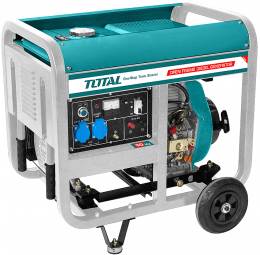 TOTAL TP45001 Ηλεκτρογεννήτρια Diesel Μονοφασική 5.000W