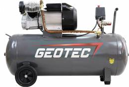 GEOTEC AC-30100 Αεροσυμπιεστής Μονομπλόκ Με Κεφαλή Αλουμινίου - Ελαίου 100 Lit