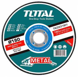 TOTAL TAC2231801  Δίσκος Λείανσης Μετάλλου Φ180 Χ 6mm