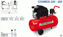 FIAC COSMOS 255  Αεροσυμπιεστής 2.0Hp Με Καζάνι 50lit
