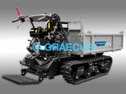 GRAECUS D800-H Ερπυστριοφόρο Μεταφορικό Μηχάνημα 800kg Με Κινητήρα LONCIN 13.0Hp Και Υδραυλική Ανατροπή
