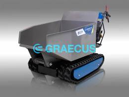 GRAECUS D500-H Ερπυστριοφόρο Μεταφορικό Μηχάνημα 500kg Με Κινητήρα LONCIN 9.0Hp Και Υδραυλική Ανατροπή