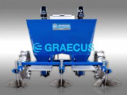 GRAECUS PF2XL Πατατοφυτευτής - Σπαρτική Μηχανή Πατάτας Διπλής Σειράς 300Lit + Κουτί Για Φάρμακο
