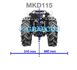 GRAECUS MKD115 Συρόμενος καταστροφέας μεσαίου τύπου 115cm σταθερός