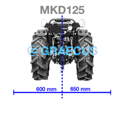 GRAECUS MKD125 Συρόμενος καταστροφέας μεσαίου τύπου 125cm σταθερός