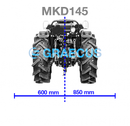 GRAECUS MKD145 Συρόμενος καταστροφέας μεσαίου τύπου 145cm σταθερός