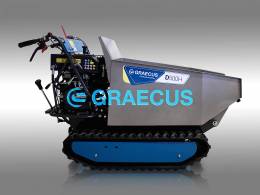 GRAECUS D500-H Ερπυστριοφόρο Μεταφορικό Μηχάνημα 500kg Με Κινητήρα LONCIN 9.0Hp Και Υδραυλική Ανατροπή