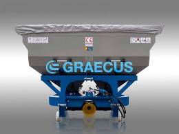 GRAECUS 2L1200H Λιπασματοδιανομέας Υδραυλικός Αναρτώμενος 1200 Lit Με Διπλή Φτερωτή