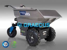 GRAECUS E500H Μηχανοκίνητο Ηλεκτρικό Καρότσι Μεταφοράς 500kg Με Υδραυλική Ανατροπή